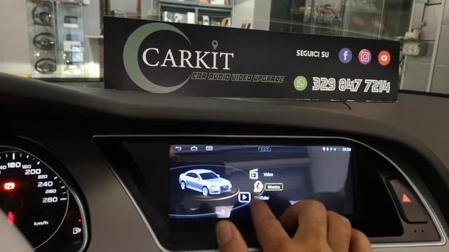 AUDI A5 Carkit Android + Carplay 8.8 Pollici Touch WIFI BLUETOOTH