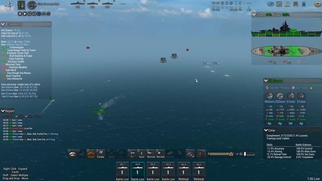 Ultimate Admiral: Dreadnoughts. Кампания 1930г. за Францию #2 смотреть онлайн