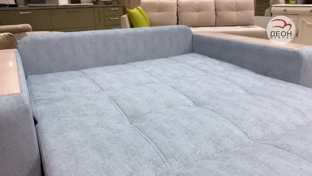 Диван аккордеон с подлокотниками «Остин». Деревянный каркас и компактные размеры. смотреть онлайн