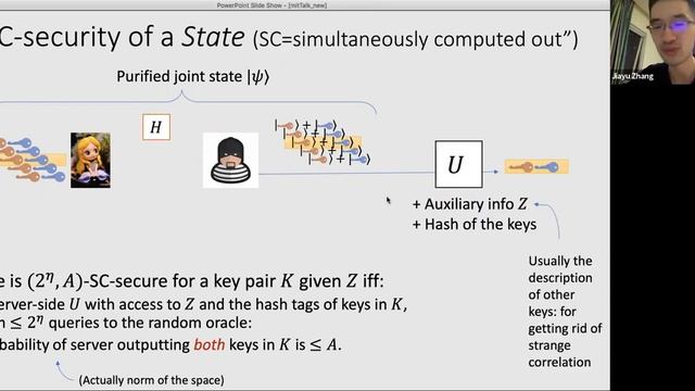 BUsec seminar 9/16/2020 - Jiayu Zhang, "Succinct Blind Quantum Computation using a Random Oracle" смотреть онлайн