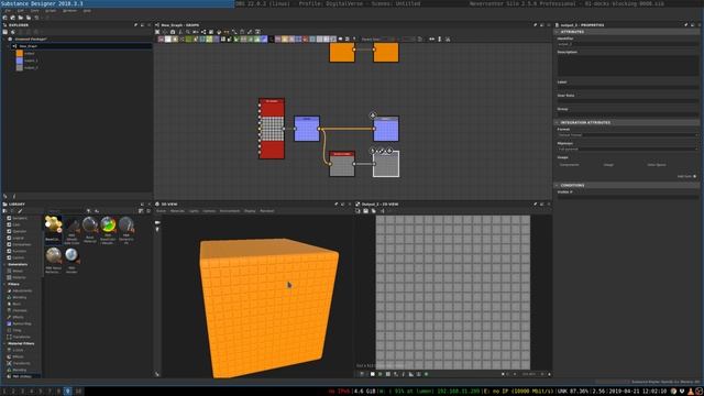 Substance Designer - Setting up Normal Map, Height Map, and Tessellation in 3D View смотреть онлайн