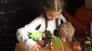 LEGO Elves Дракон Короля Гоблинов (41183) ЛЕГО Эльфы. Обзор с котиком