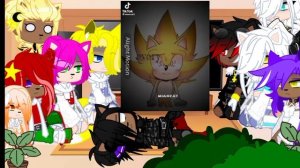 Sonic characters react to Fleetway Sonic