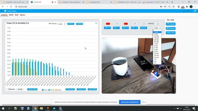 Arduino connection to nuBuilder Forte and MySQL database. смотреть онлайн