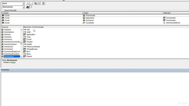 Excel VBA Programming - Objects and Methods | 6 - The Object Browser смотреть онлайн
