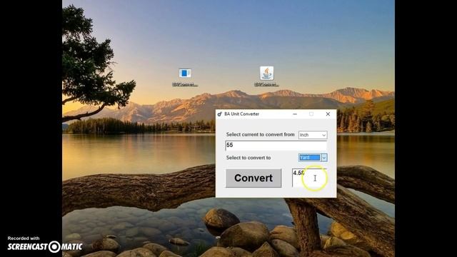 Creating a unit convertor program using Java AWT смотреть онлайн