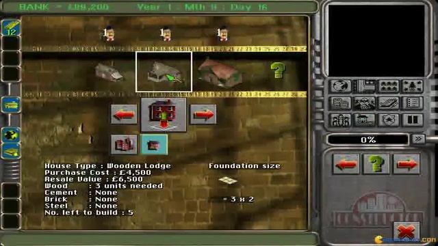 Constructor gameplay (PC Game, 1997) смотреть онлайн
