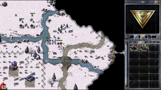 C&C Red Alert Remastered 4K - Allies Mission 3A Dead End - Hard Difficulty смотреть онлайн