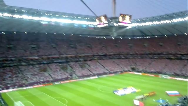 Mazurek Dąbrowskiego na meczu Polska - Rosja смотреть онлайн