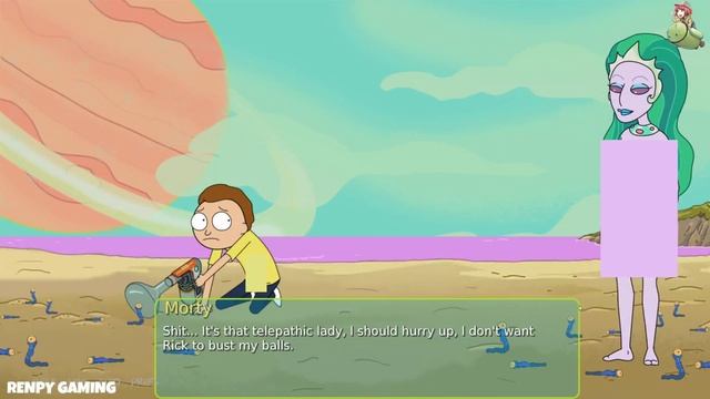 Rick And Morty - The Central Finite Curve Walkthrough Gameplay By Renpy Gaming