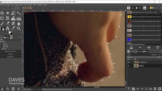 Remove Backgrounds in GIMP and Retain Hair Detail BETTER смотреть онлайн