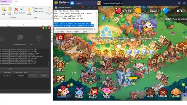 Cookie Run Kingdom Bot Auto Farm & Collect смотреть онлайн