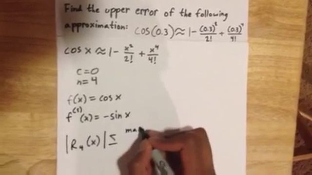 Lagrange Error Bound Problem смотреть онлайн