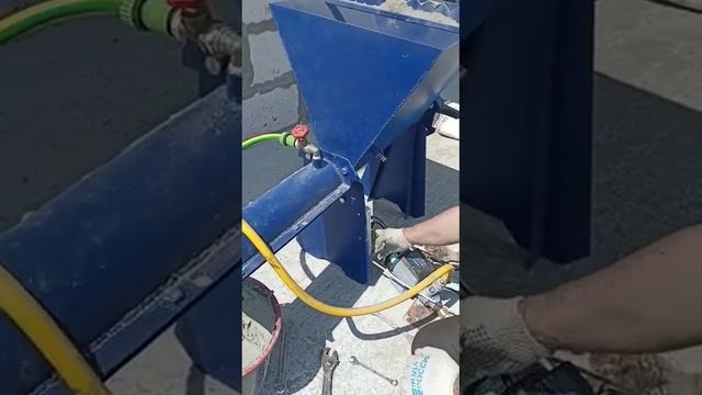 Работа проточного растворосмесителя. смотреть онлайн