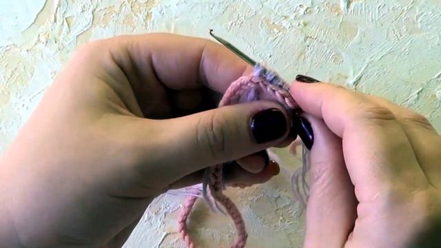 Пряжа из пуха норки. Описание вязания двойной шапочки бини смотреть онлайн