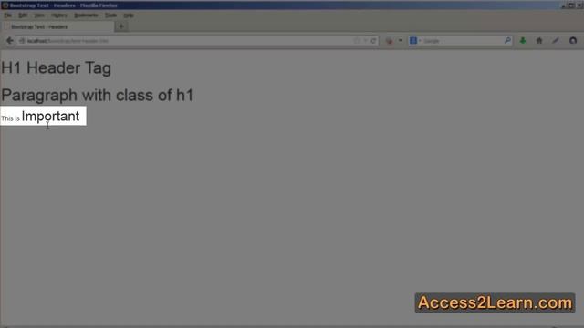 Defining Text Headers in Bootstrap Version 3 смотреть онлайн