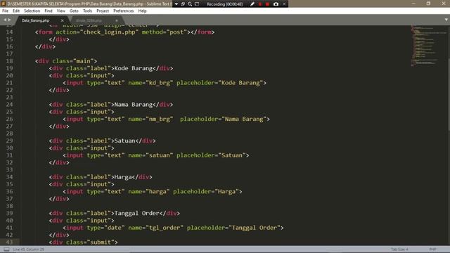 Program PHP input Data - 8 смотреть онлайн