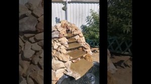 Садовый водный каскад (фонтан) своими руками ?