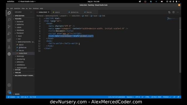 AM Coder - Web Component Styling Masterclass (:parts, :slotted, link, style, custom props) смотреть онлайн