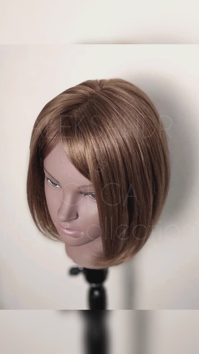 Теменная НАКЛАДКА - на шёлке (с имитацией кожи головы) - В НАЛИЧИИ (арт. 056) #натуральнаянакладка смотреть онлайн