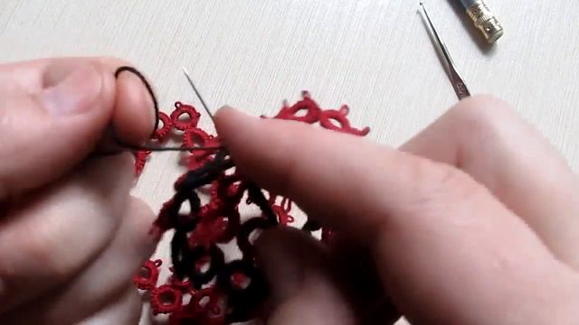 Фриволите иглой.Браслет -Манжет"Лабиринт" смотреть онлайн