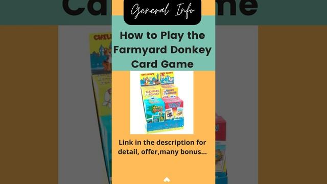 How to Play the Farmyard Donkey Card Game | online free | tricks | 2 player | for PC 2022 | #short смотреть онлайн
