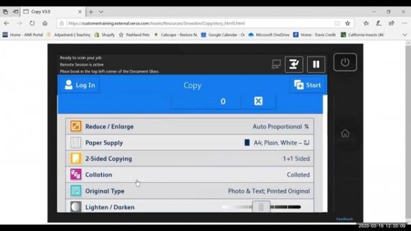 Xerox C8045 Multifunctional Device Training - Paula Pashby