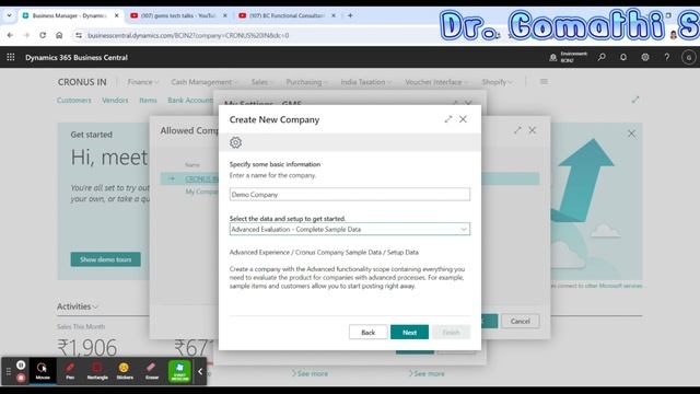 Create new companies in business central #gomstechtalks #dynamics365 #businesscentral #tutorial смотреть онлайн