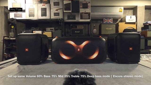 JBL Partybox 110 vs JBL Partybox Encore ( Duo Stereo mode ) смотреть онлайн