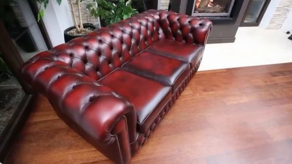 Kanapa chesterfield 3 osobowa - 3 seater chesterfield couch