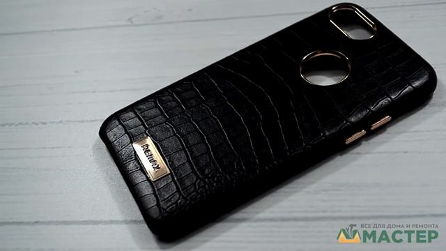 Чехол кожаный черный для Apple iPhone 7 Remax Case Maso смотреть онлайн