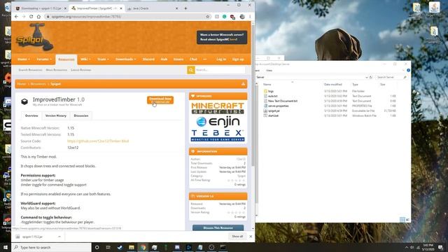 Minecraft Spigot Server Tutorial l Minecraft 1.15.2+ l смотреть онлайн