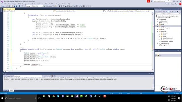 Xamarin Android tutorial - Face Identification смотреть онлайн