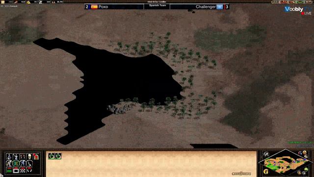 AoE2 TC DryArabia 1vs1 Goth vs Koreans смотреть онлайн