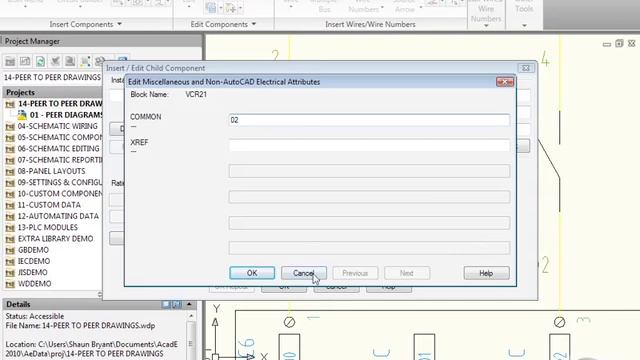 AutoCAD Electrical_Ryuzin (14 02 WDTYPE Attribute) смотреть онлайн