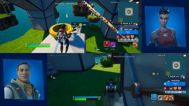 Fortnite creative split screen | Bedwars смотреть онлайн
