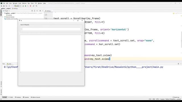 How to create Wikipedia App - Python Tkinter GUI смотреть онлайн