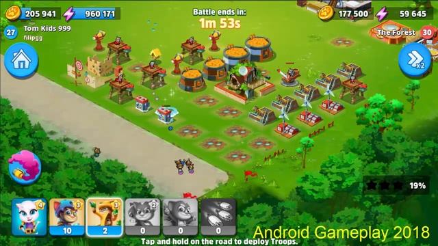 ? Talking Tom Camp Android Gameplay Walkthrough Part 1 (Android, IOS) смотреть онлайн