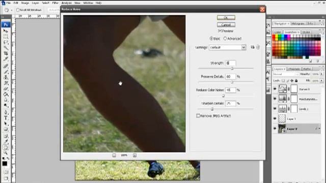 Photoshop reducing noise смотреть онлайн