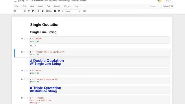 Difference Between Single, Double and Triple Quotes in Python - Python Tutorial 11 in (Hindi/Urdu) смотреть онлайн