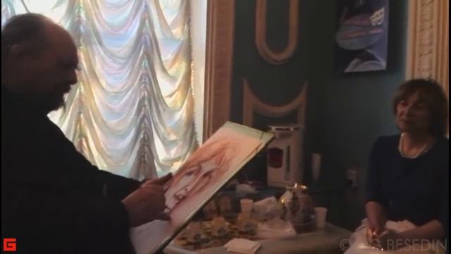 © Беседин "Случайный портрет", пастель, 42х30 см, 6.04.2016, Иркутск смотреть онлайн