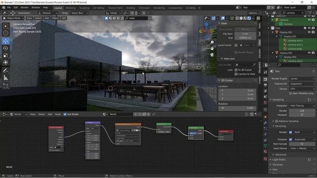 Blender Tutorial: How to setup a quick and realistic outdoor lighting (correctly). смотреть онлайн