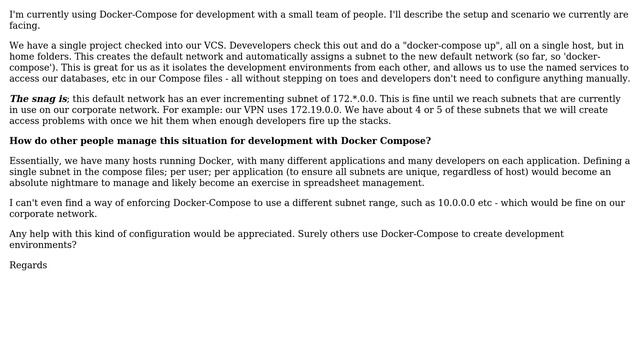 DevOps & SysAdmins: Docker-Compose in Development - Managing Subnets смотреть онлайн