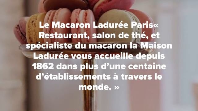 Le Macaron Ladurée à Paris смотреть онлайн