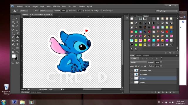 ♡Como hacer STICKER♡ | Photoshop смотреть онлайн
