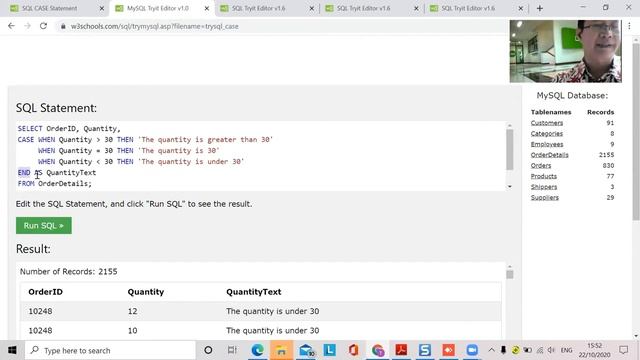 Live Database Practicum 05 - SQL ANY, ALL - SQL SELECT INTO - INSERT INTO SELECT, SELECT CASE смотреть онлайн
