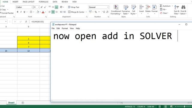 How to solve magic square 3x3 in excel using SOLVER смотреть онлайн