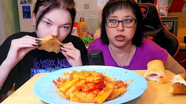 Мукбанг | Додстер,паста Мясная,Сырный Стартер | Обжор Асмр смотреть онлайн