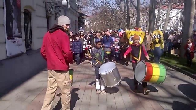 Театральный марш 27 марта 2016 г. в Севастополе смотреть онлайн