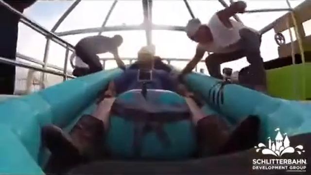 Спуск с самой высокой водной горки в мире! смотреть онлайн